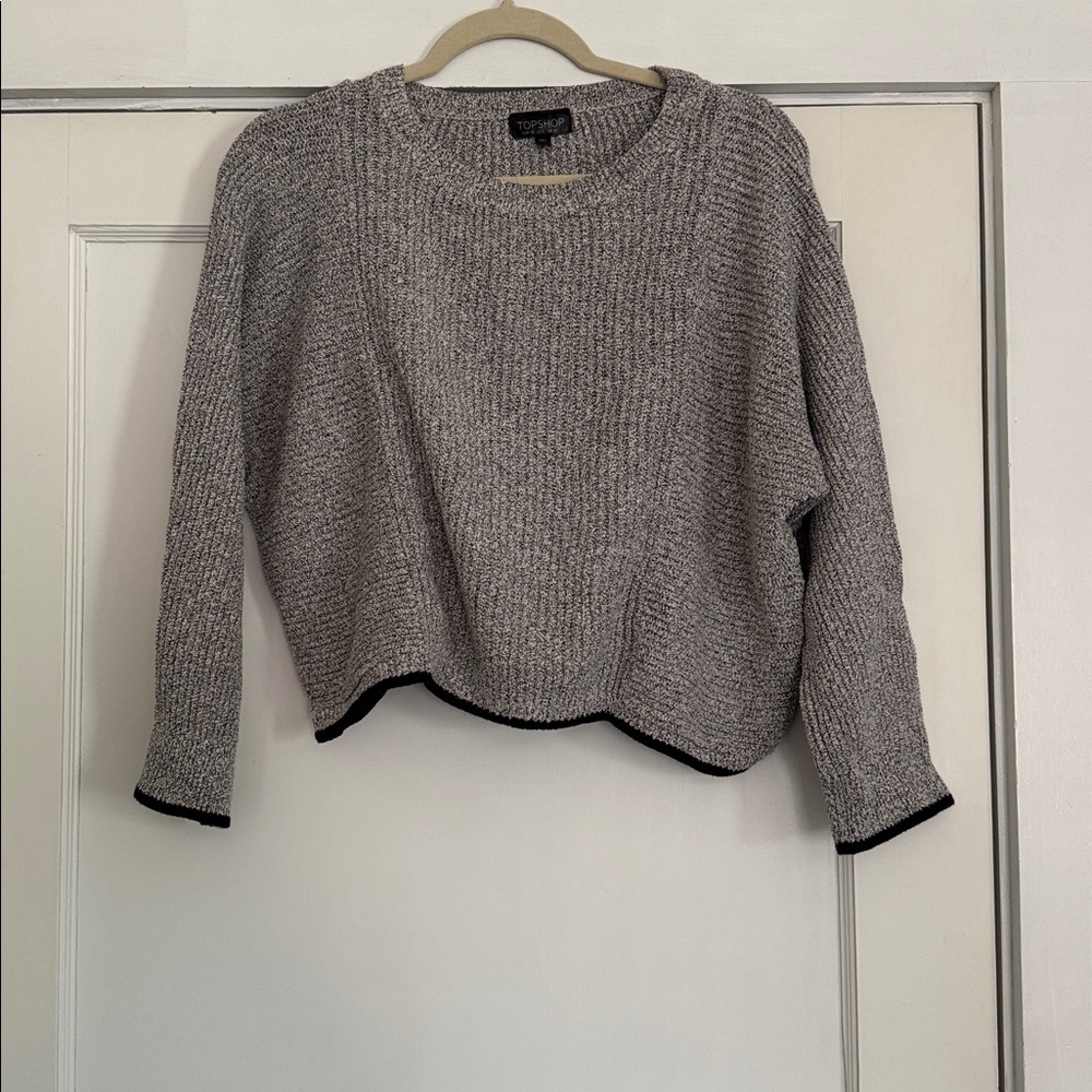 TOPSHOP knitted crop sweater